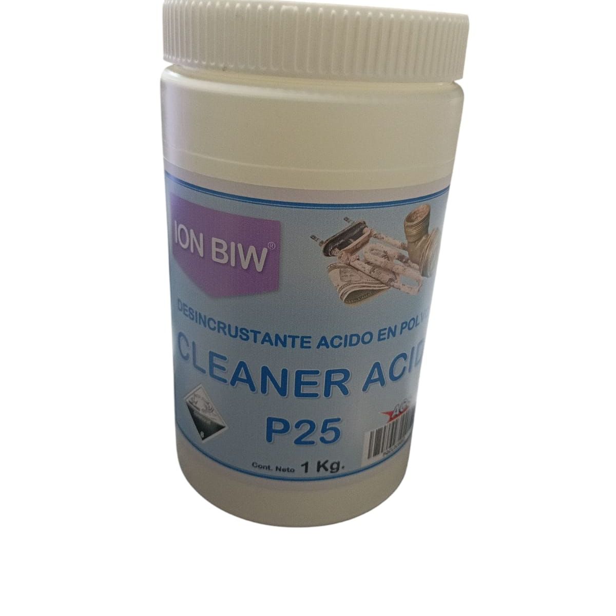 GENERICO - Desincrustante Acido En Polvo P25 Sanitario Pote 1 Kilo