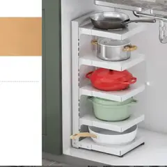 ANGELES DEL HOGAR - ESTANTE DE ALMACENAJE PARA COCINA DE VARIOS PISOS