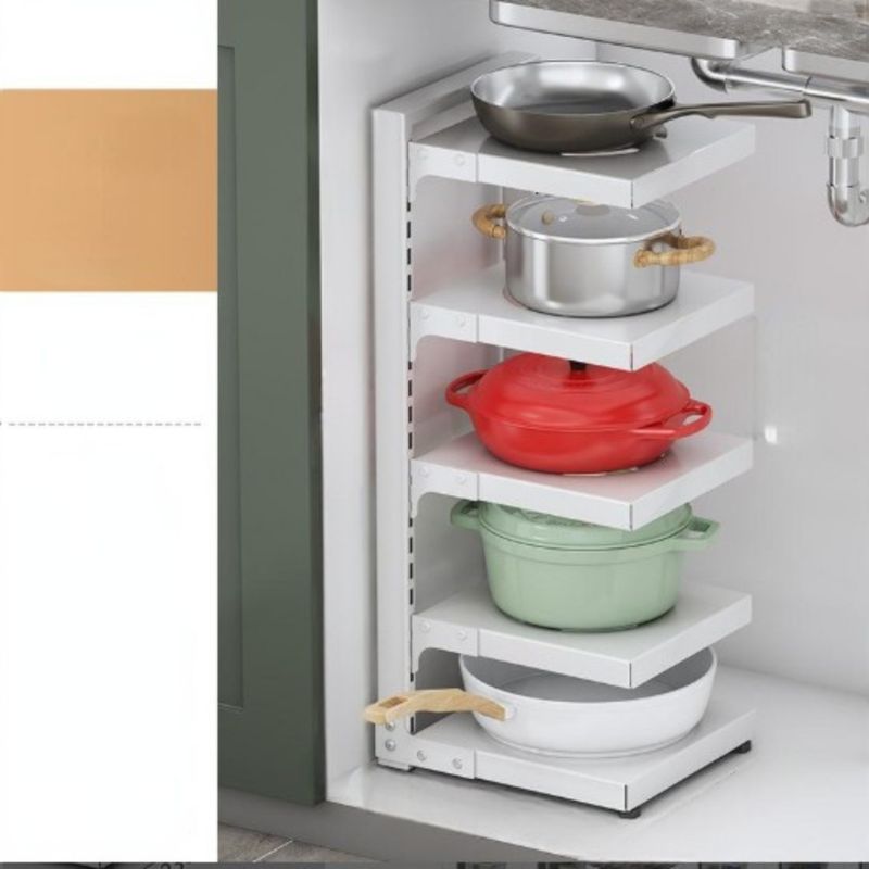 ANGELES DEL HOGAR - ESTANTE DE ALMACENAJE PARA COCINA DE VARIOS PISOS