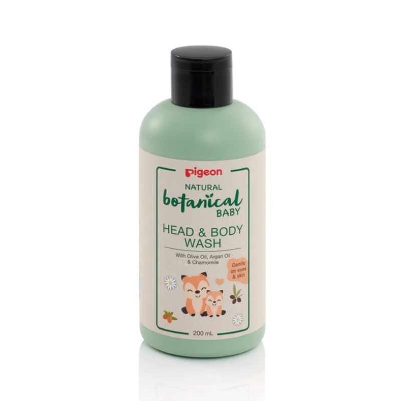 PIGEON - Botanical Baby Head y Body Wash 200 ml