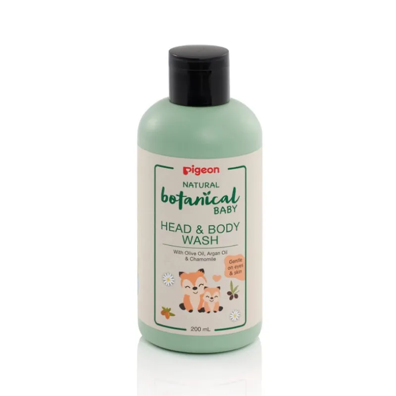 PIGEON - Botanical Baby Head y Body Wash 200 ml