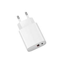 CARGADOR USB USB CARGA RAPIDA + CABLE TIPO C A LIGHTNING BLANCO