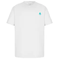 NIXON - Polera Men Don’t Stop Time Racoon White - Blanco