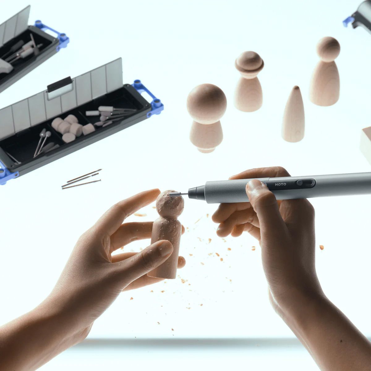 HOTO - HOTO Kit Herramientas Rotativas SNAPBLOQ R-A04 38 Piezas