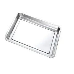 GENERICO - Bandeja Para Instrumentos Rectangular De Acero Quirurgico