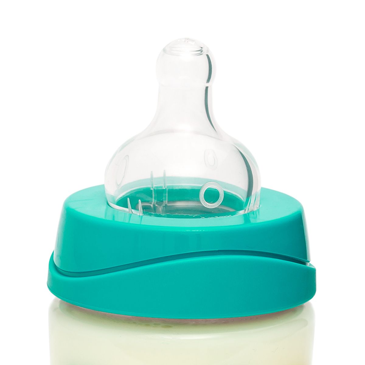 SUAVINEX - MAMADERA 150ML TETINA REDONDA SILICONA DINO CELESTE 0M