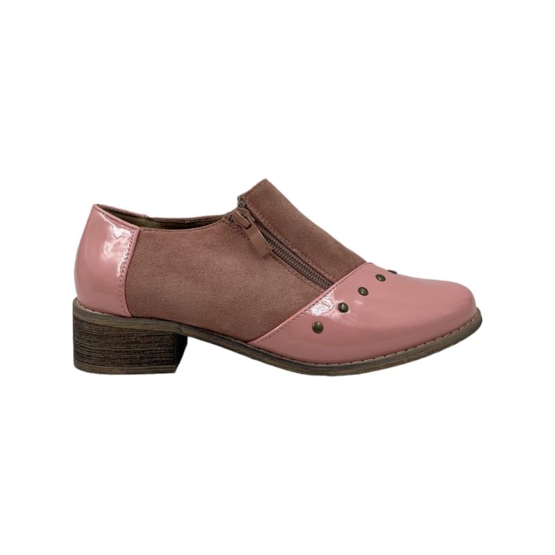 HERIEL - Zapato Rosa Tachas Mujer