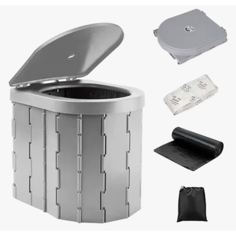 ATLAS - Baño Plegable Portátil Para Camping + Bolsas