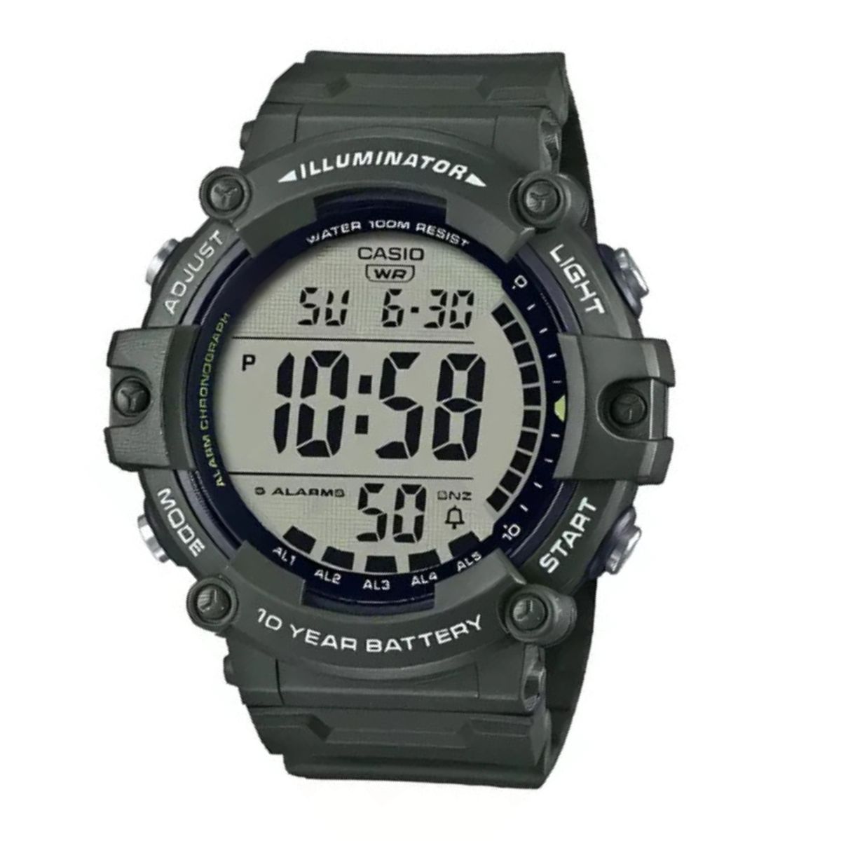 CASIO - RELOJ CASIO AE1500WHX-3AV HOMBRE DEPORTIVO ILUMINATOR