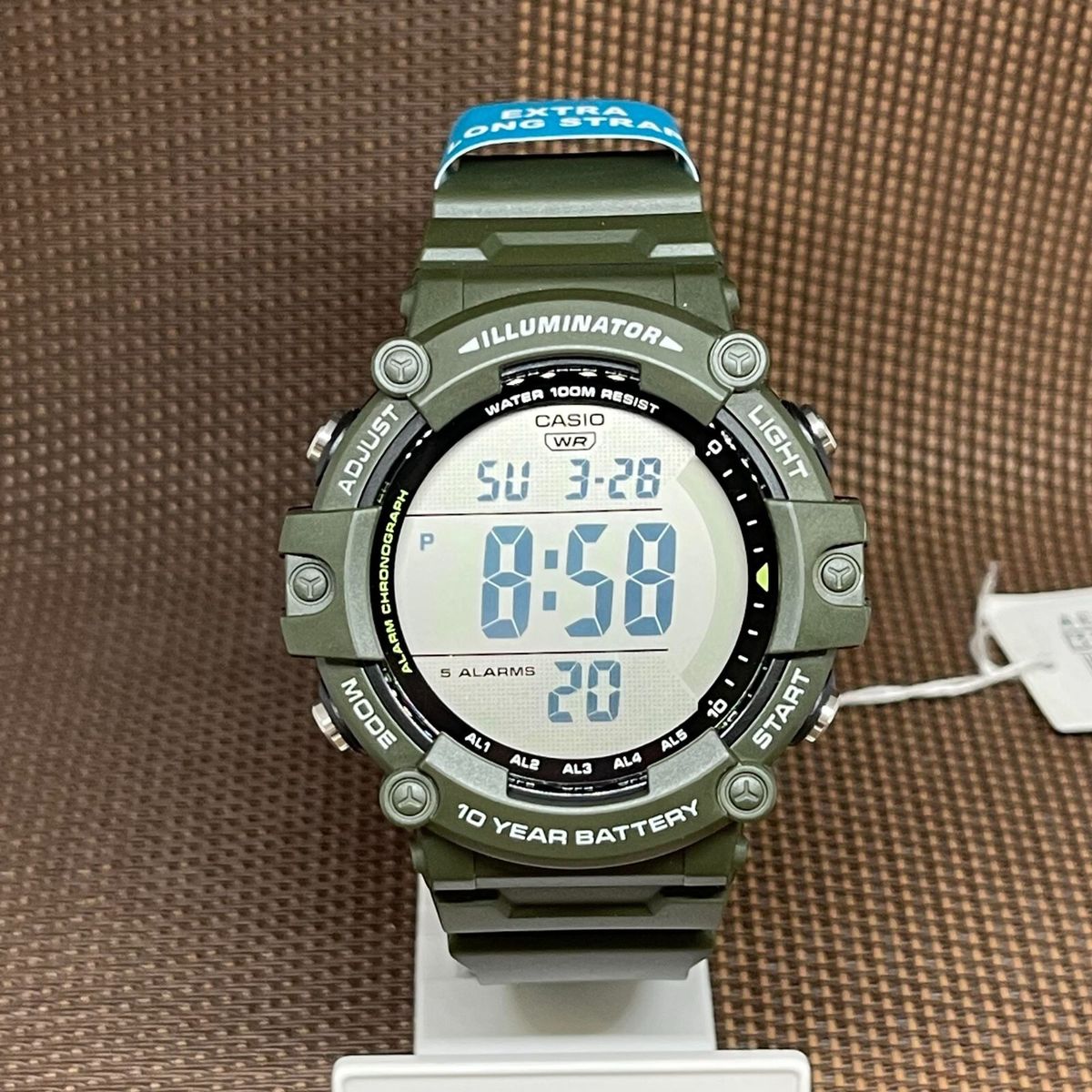 CASIO - RELOJ CASIO AE1500WHX-3AV HOMBRE DEPORTIVO ILUMINATOR