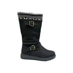 HERIEL - Bota Negra Chiporro Mujer