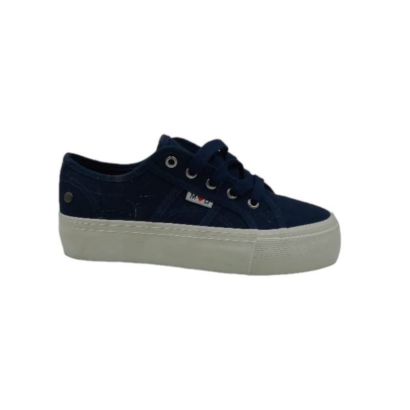HERIEL - Zapatilla Azul Plataforma Mujer