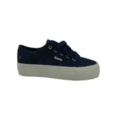 HERIEL - Zapatilla Azul Plataforma Mujer