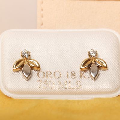 Imagen 2 del producto AROS FLORENCIA ORO ITALIANO 18K