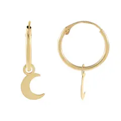 MASSE GIOIELLI - AROS LUNA ORO ITALIANO 18K