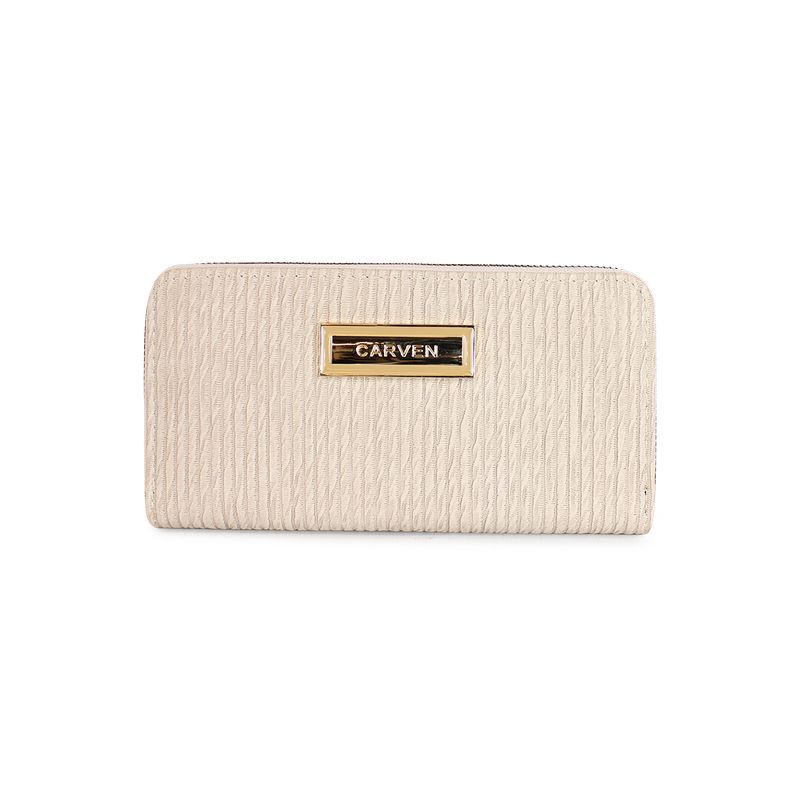 CARVEN - Billetera mujer Abby beige Carven - Beige