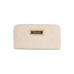 CARVEN - Billetera mujer Abby beige - Beige