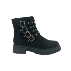 HERIEL - Botín Negro Tachas Mujer