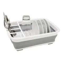 GENERICO - Secador De Platos Silicona Plegable Multiusos Cocina