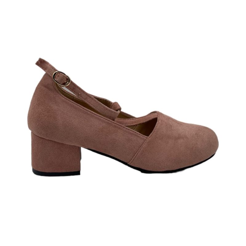 HERIEL - Zapato Rosado Abierto Mujer