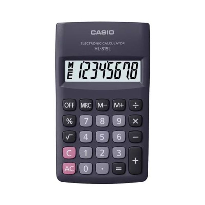 CASIO - Calculadora De Bolsillo Casio Hl-815l