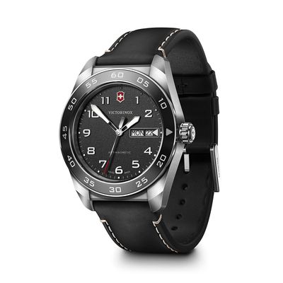 Imagen 2 del producto Reloj Swiss Army Negro Correa de Cuero Negro Victoirnox