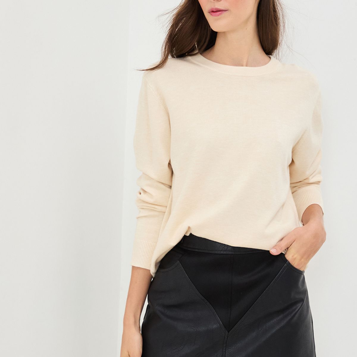 IO - Sweater Crudo Mujer Io