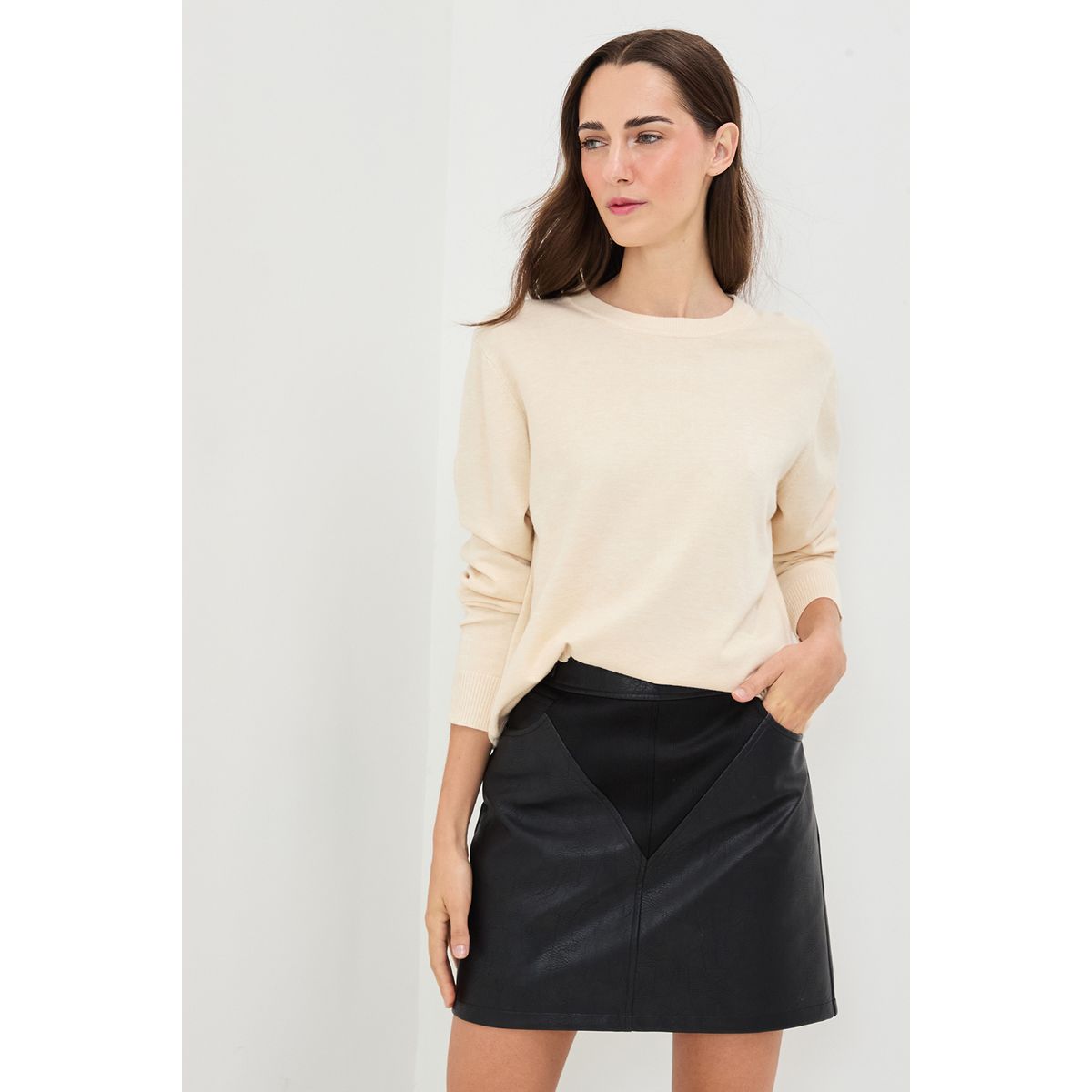 IO - Sweater Crudo Mujer Io