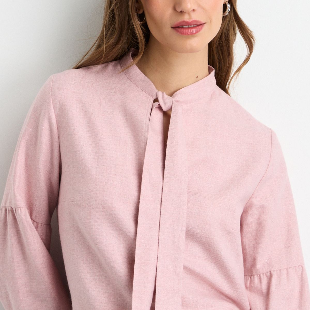 IO - Blusa Manga Larga Rosado Mujer Io