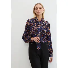 ASH - Blusa Manga Larga Negro Mujer