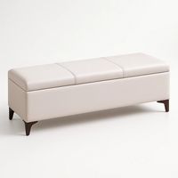 Banqueta con Almacenamiento Oculto Tapizada - Banco