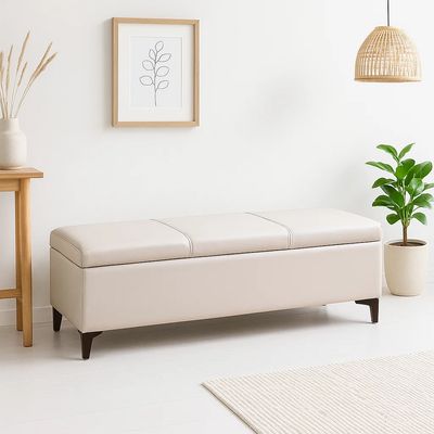 Imagen 2 del producto Banqueta con Almacenamiento Oculto Tapizada - Banco