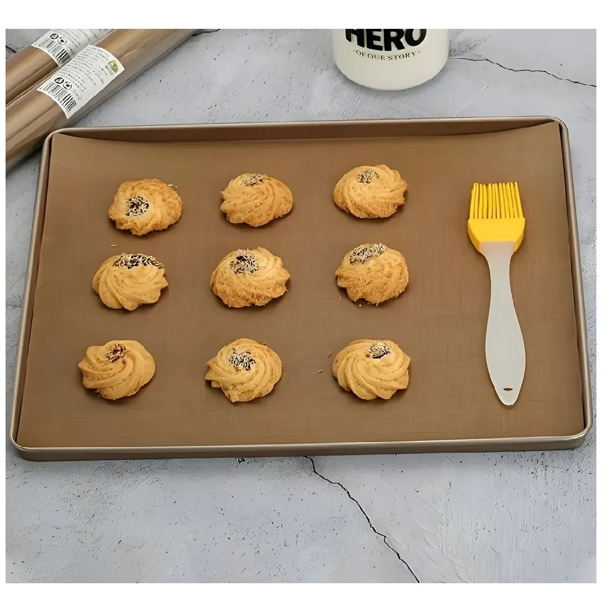 PASTELERIUS - Lamina Teflon Horno Lamina Antiadherente Teflón Mat 60x40cm  Teflon Silpat Para Horno Lamina Tapete