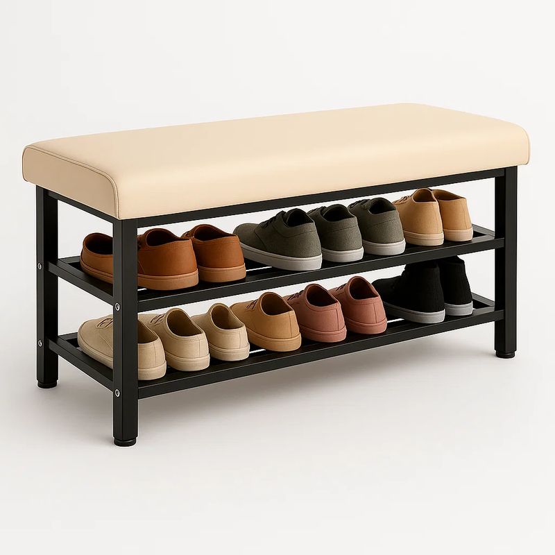 KLIK - Zapatero con Asiento Confort - Blanco