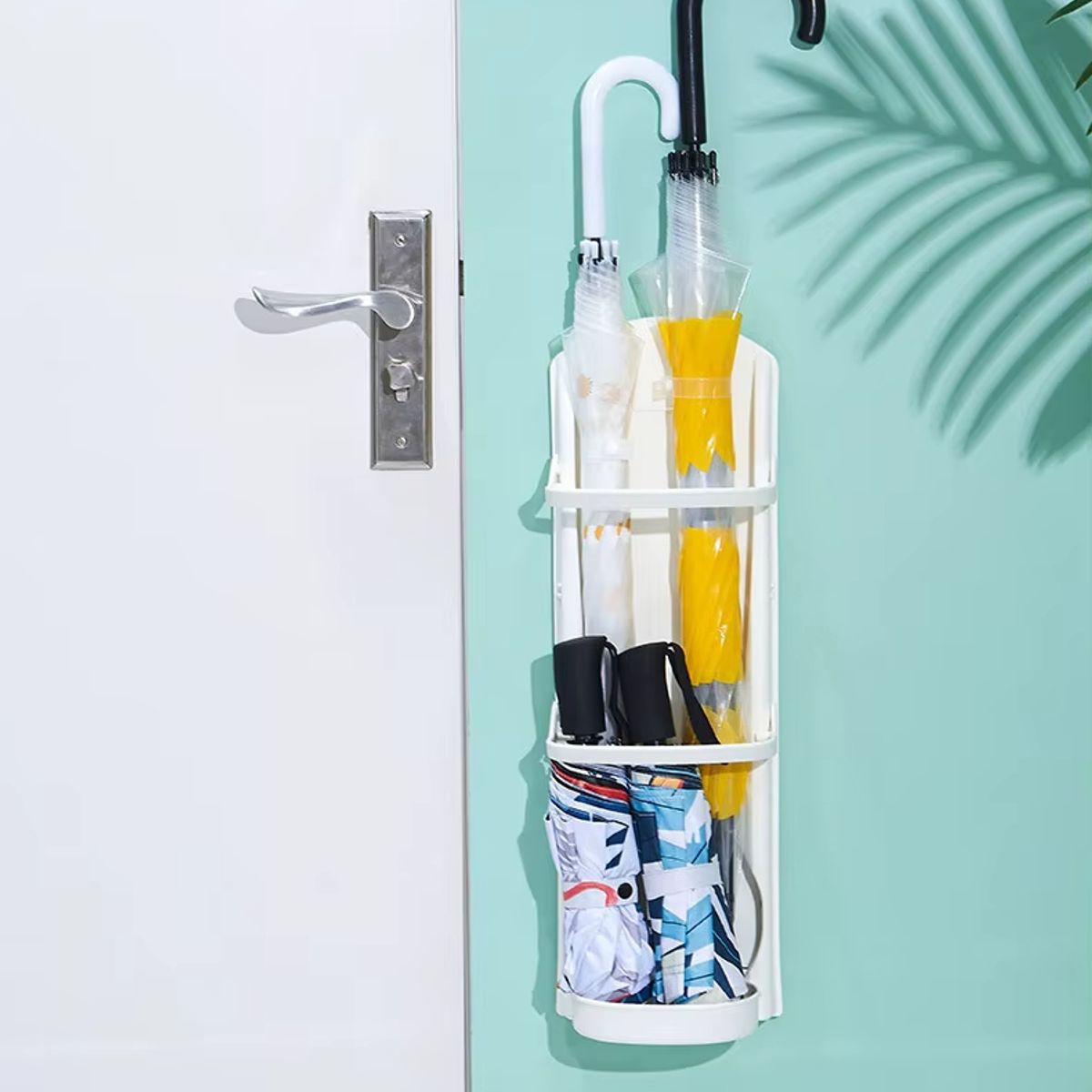 GENERICO - Soporte de Paraguas color Blanco