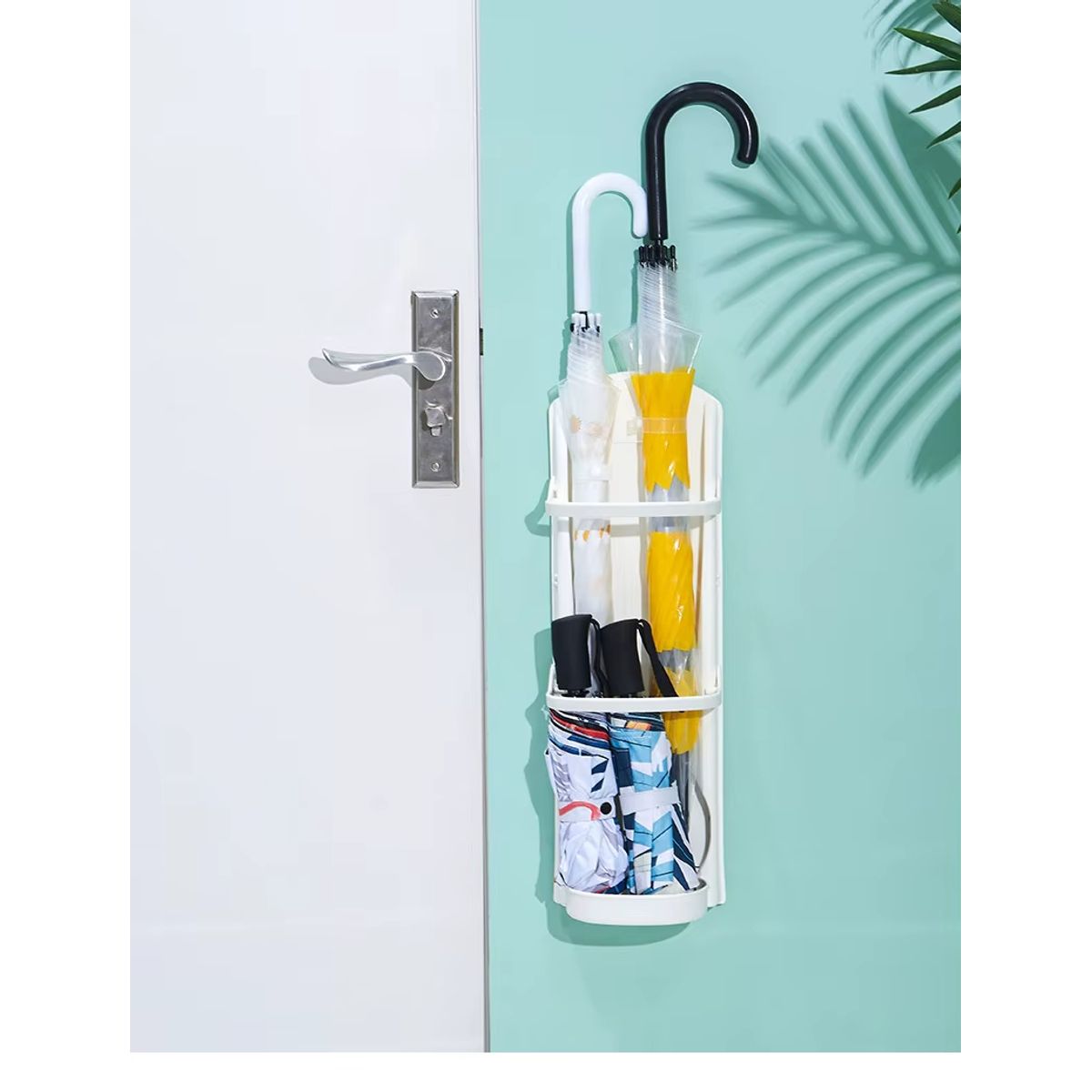 GENERICO - Soporte de Paraguas color Blanco