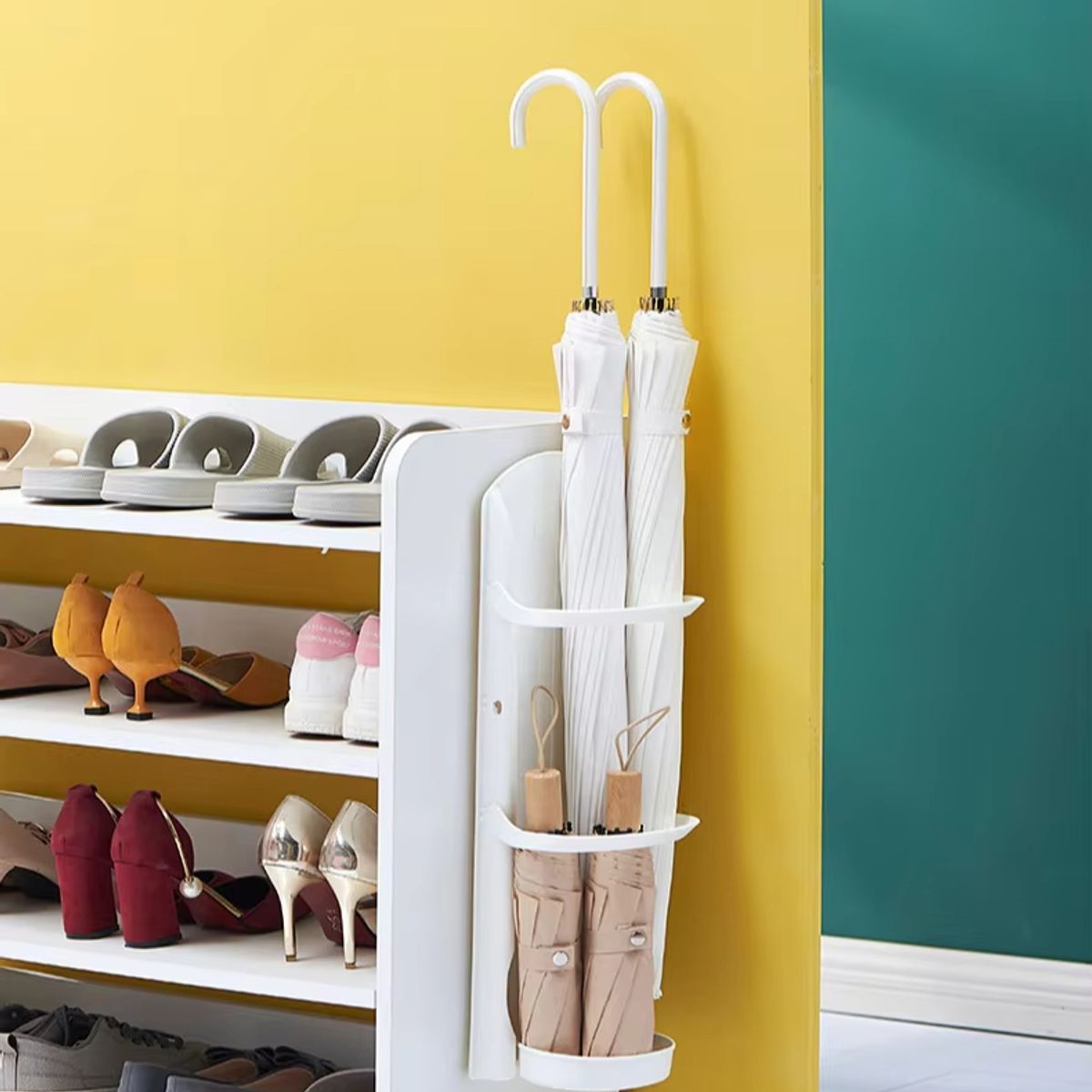 GENERICO - Soporte de Paraguas color Blanco