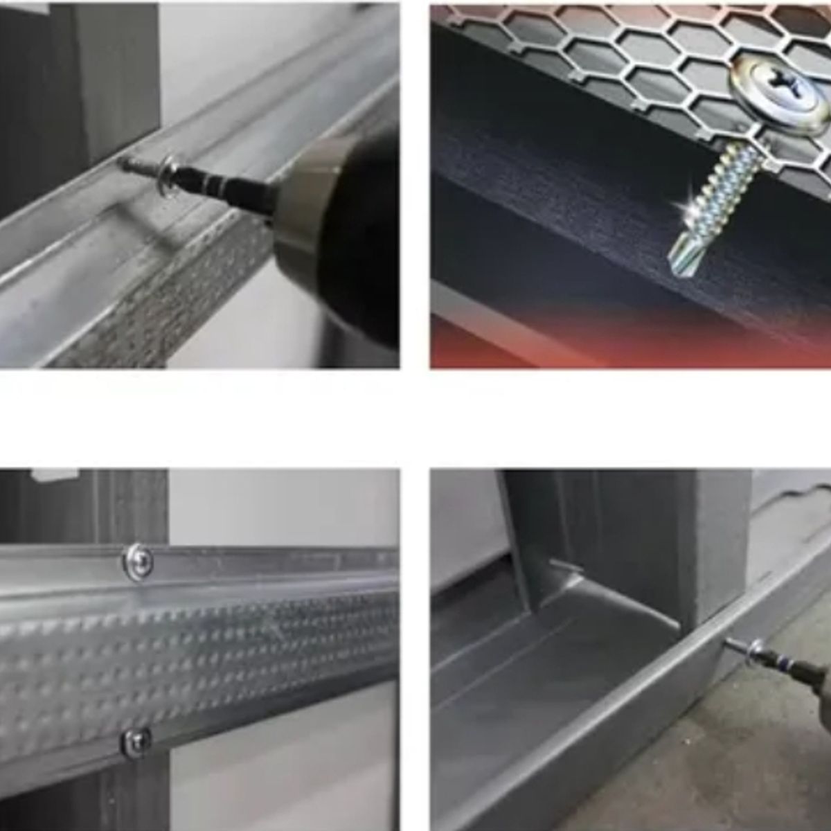 GENERICO - Tornillo Cabeza De  Lenteja 8X3/4 Punta Broca 100 Und