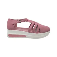 HERIEL - Zapato Rosa Plataforma Mujer