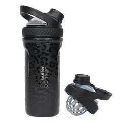 BUFFER FLASK - Shaker Vaso Proteina Mezclador Buffer Acero Inox 700 - Gris oscuro