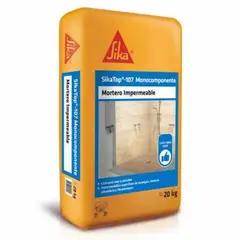 GENERICO - Mortero Impermeable Saco 20kg Sika Top-107 Monocomponente