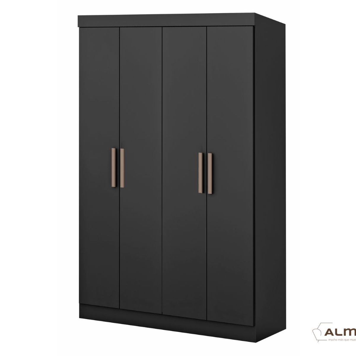ALMORE - Closet Atlanta 4 Ptas Negro