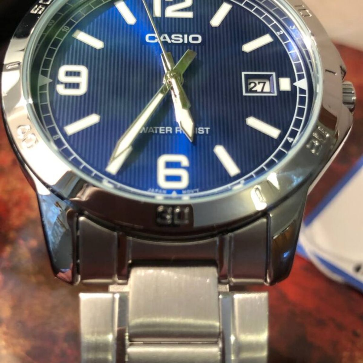 CASIO - RELOJ CASIO MTPV004D-2BU HOMBRE METAL ANALOGO