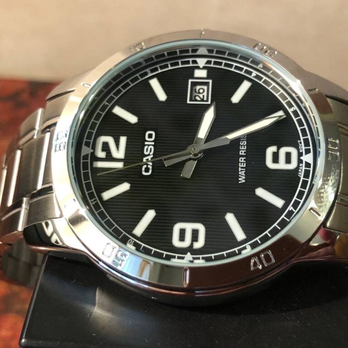 CASIO - RELOJ CASIO MTPV004D-1B2 HOMBRE METAL ANALOGO
