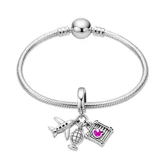 GENERICO - Pulsera con Charm de Viaje camara