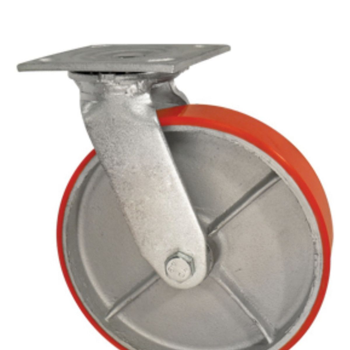 GENERICO - Rueda Giratoria Alta Resistencia De Hierro 6 Pulgadas