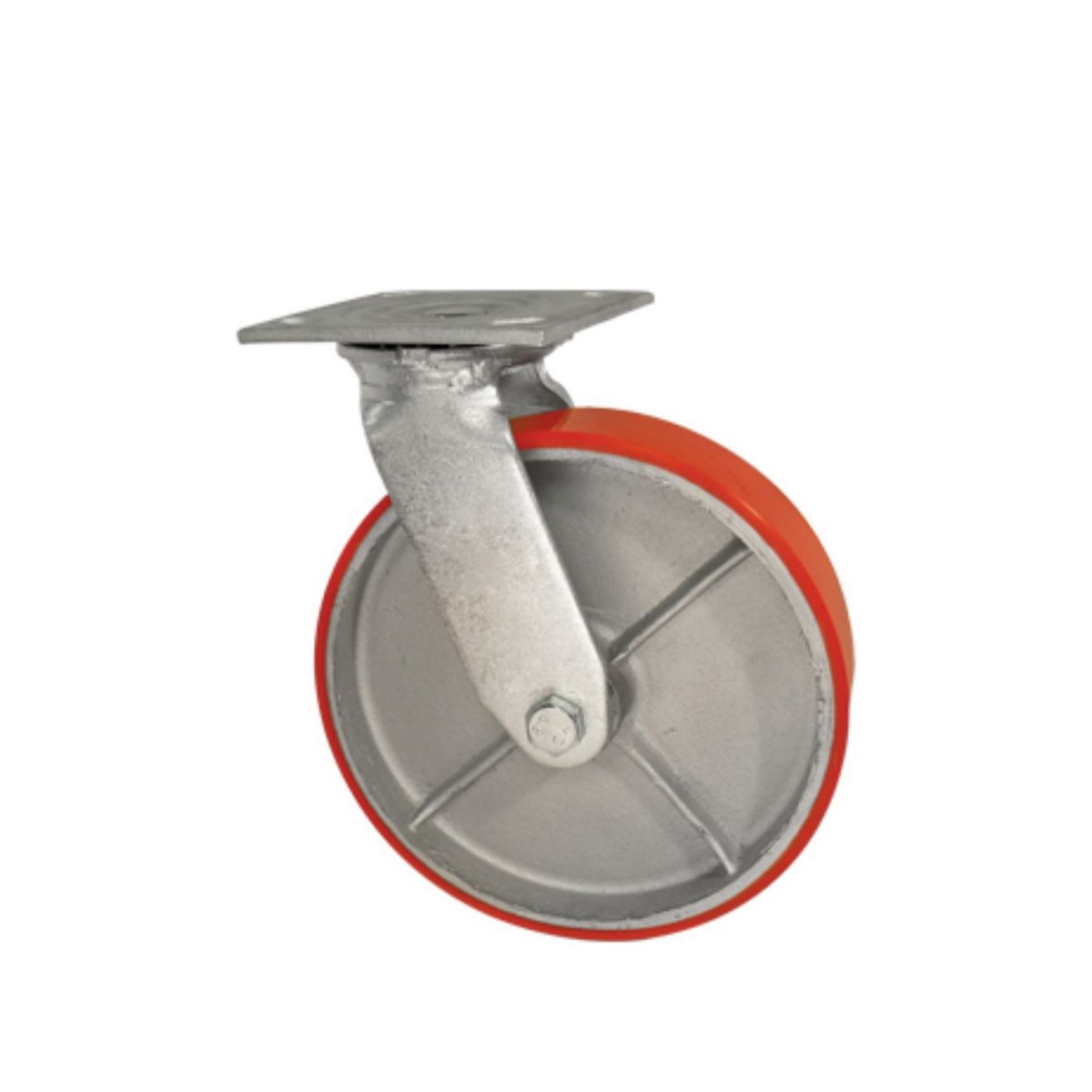 GENERICO - Rueda Giratoria Alta Resistencia De Hierro 6 Pulgadas