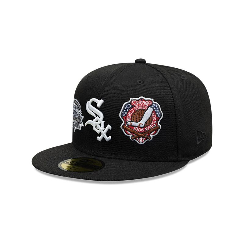NEW ERA - Gorra 59Fifty Chicago White Sox MLB Many Patch Black