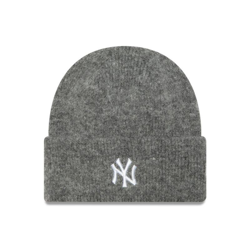 NEW ERA - Knit New York Yankees MLB Wide Cuff Beanie Grey Woman