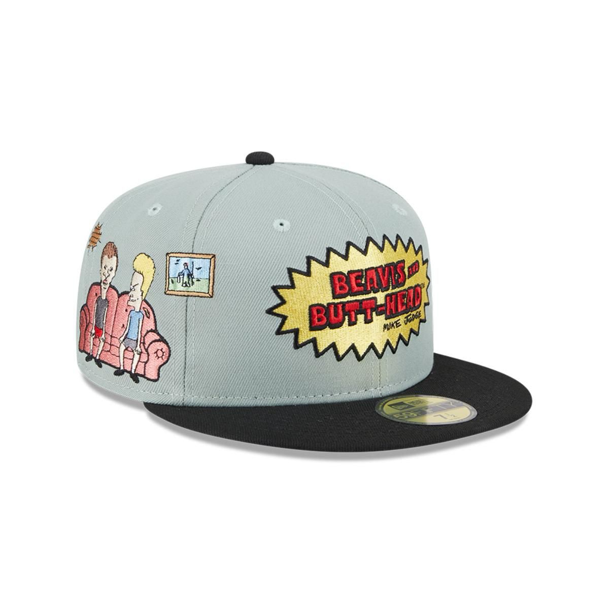 NEW ERA - Gorra 59Fifty Beavis And Butt-Head Green Paramount Pastel